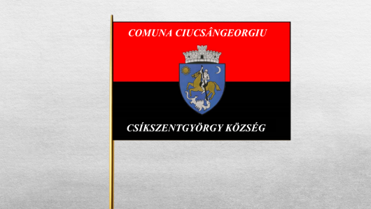 RMDSZ: Hivatalos Csíkszentgyörgy zászlaja
